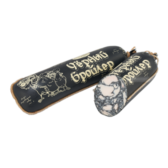 Boiled and smoked sausage "Chernii broiler" top grade