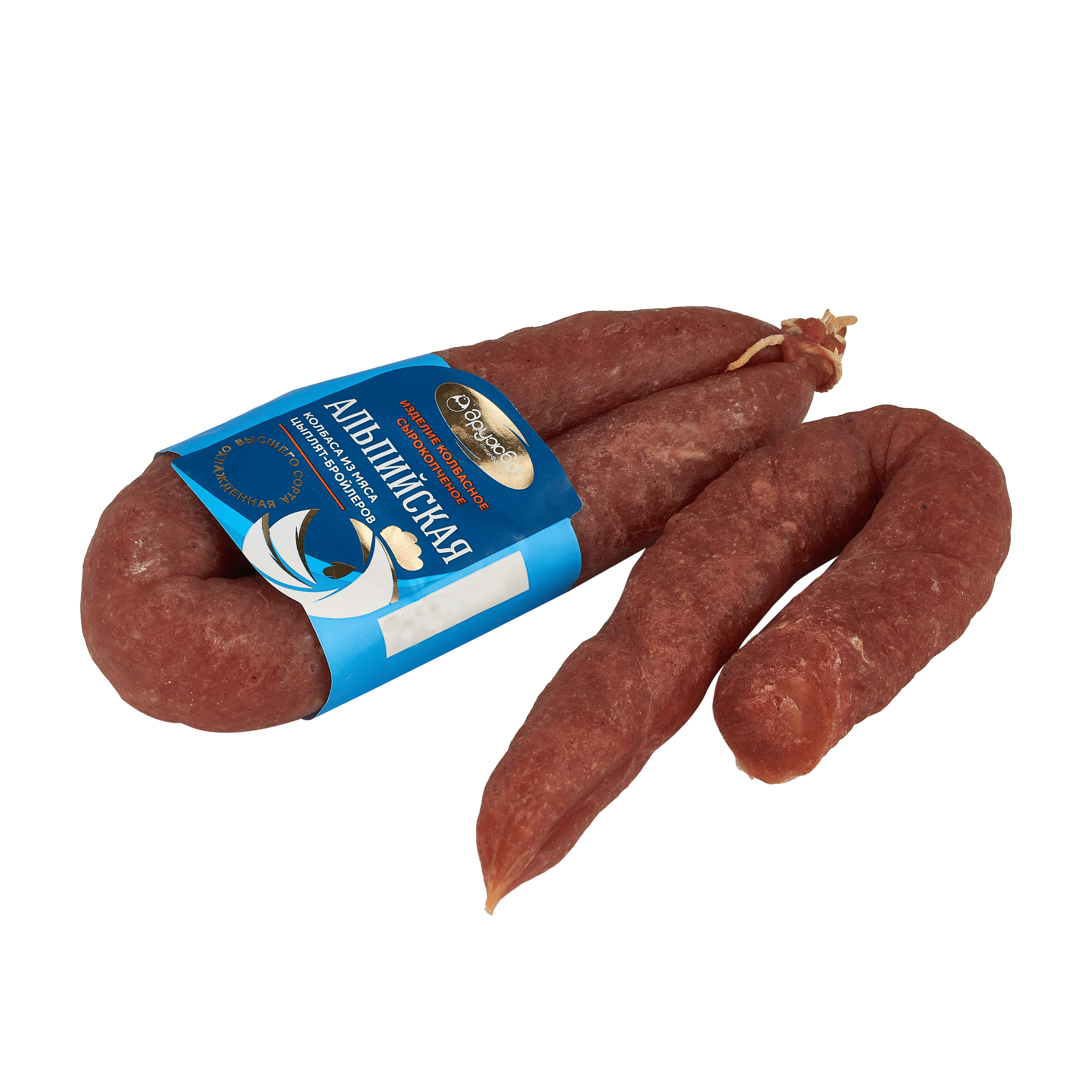Smoked "Alpijskaya" sausage of the highest grade