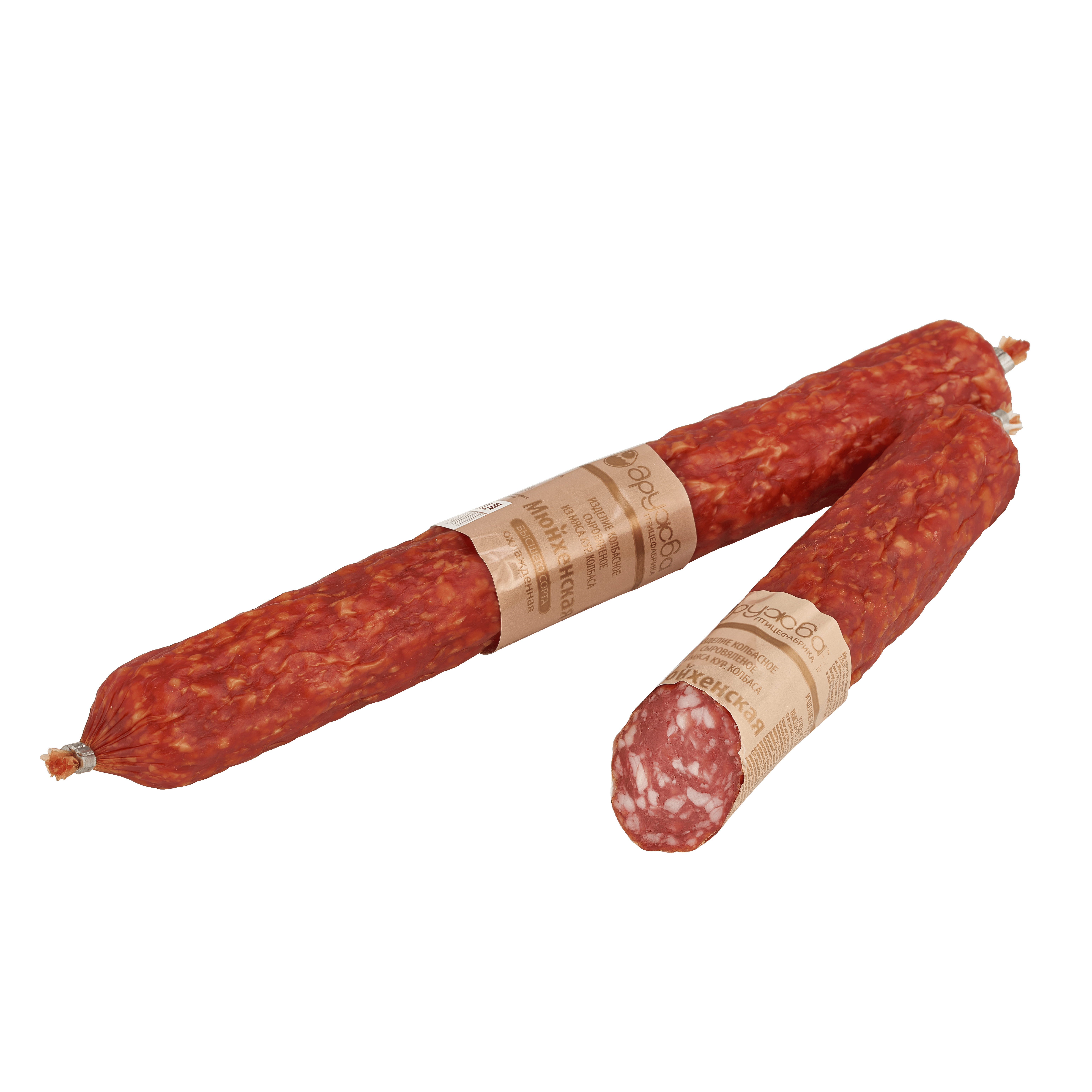 Cured sausage "Bavarskaya" premium grade